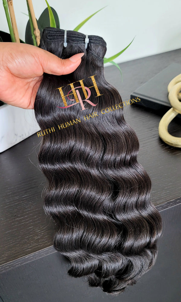 Loose wave 100% Raw Human hair cuticle intact Bundles