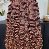 colored 100% Raw Human hair cuticle intact Bundles