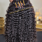 100% brumese curly Raw Human hair cuticle intact bundles.