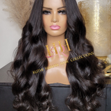 100% Human Hair V part minimal leave out wig Bodywave
