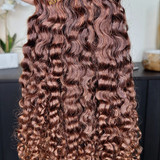 colored 100% Raw Human hair cuticle intact Bundles