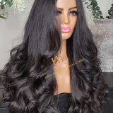 100% Human Hair U part wig ( layers cut)