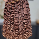 colored 100% Raw Human hair cuticle intact Bundles