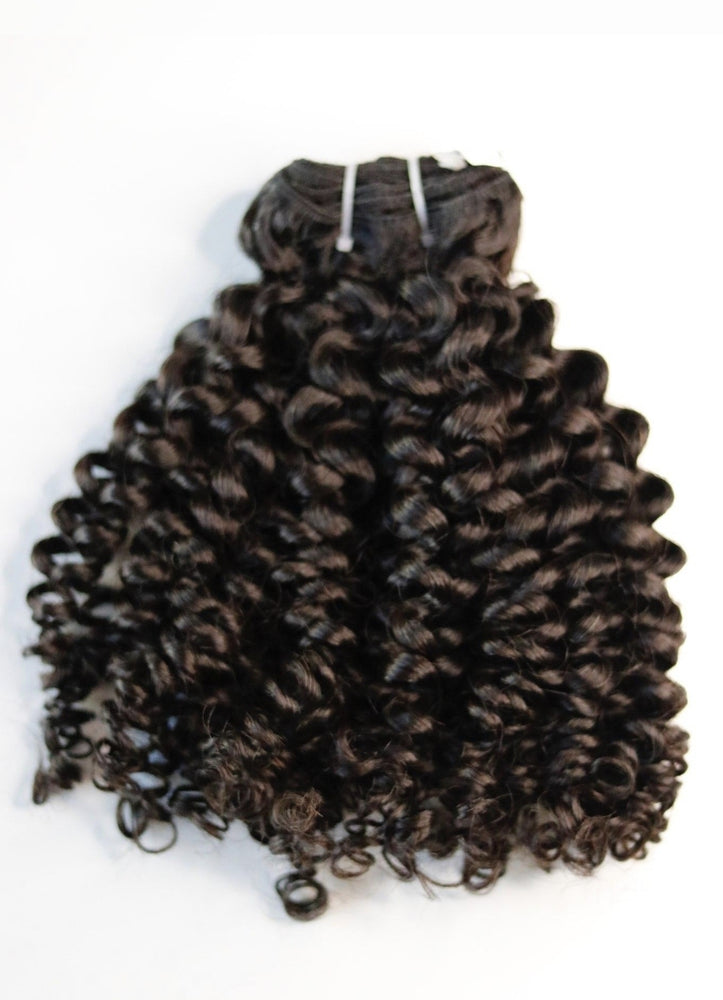 Deep curly 100% Raw Human hair cuticle intact bundles.