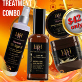 Winter Deal Moroccan Argan Oil Deep Mask treatment and Morrocan argan oil Leave in Conditioner and Serum Combo