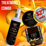 Moroccan Argan Oil Deep Mask treatment and Morrocan argan oil Leave in Conditioner  Combo