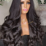 100% Human Hair U part wig ( layers cut)