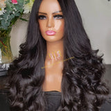 100% Human Hair U part wig ( layers cut)