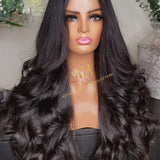 100% Human Hair U part wig ( layers cut)