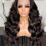 100%Human hair lace front wig Body wave