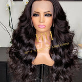 100%Human hair lace front wig Body wave