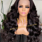 100%Human hair lace front wig Body wave