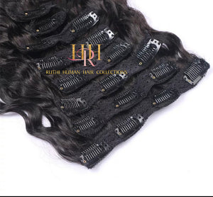 Deep wave clip ins