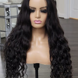 100% Human Hair U part wig natural loose wave