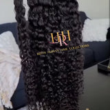 100% human hair Ponytail deep curly